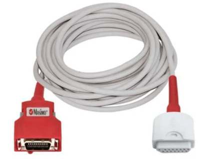 Masimo Rainbow RC-12 20-pin Patient Cable, 12 ft - Pacific Biomedical