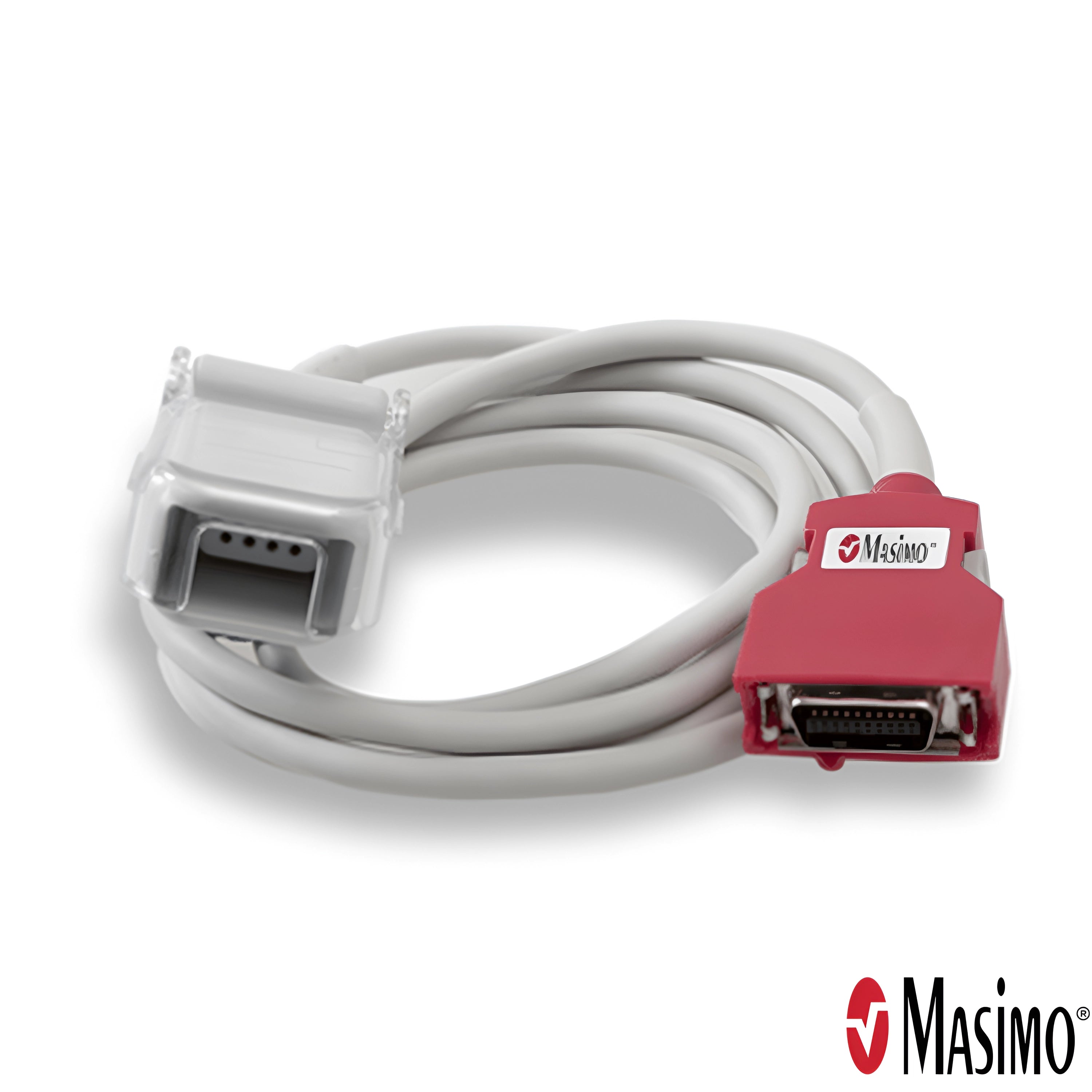 Masimo Compatible Red MNC Adapter Cable 3.5 FT - 2641