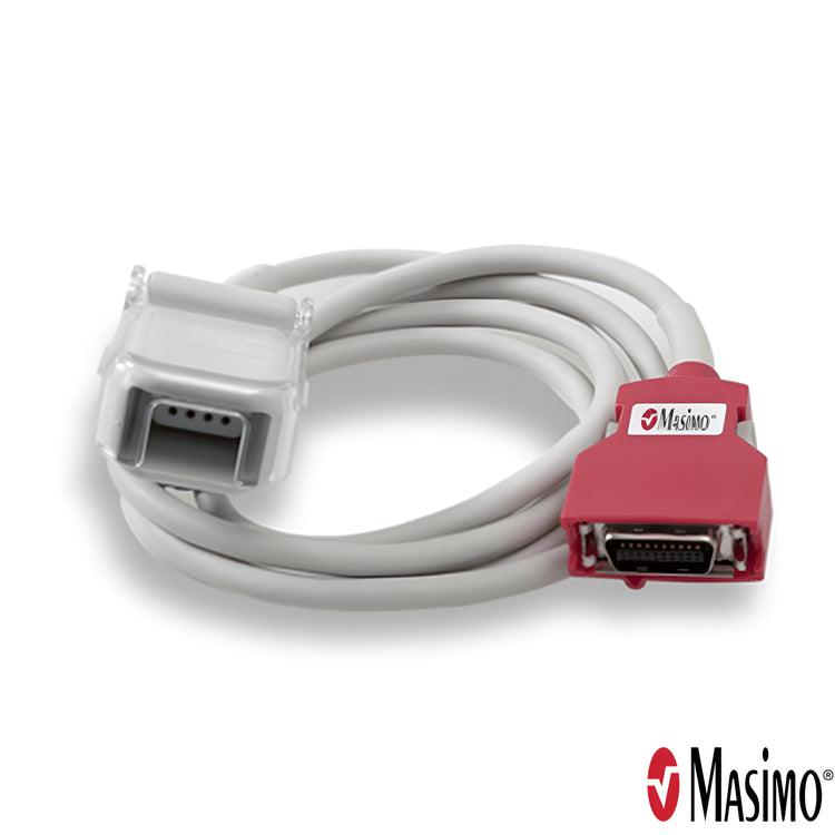Masimo Compatible Red MNC Adapter Cable 3.5 FT - 2641 
