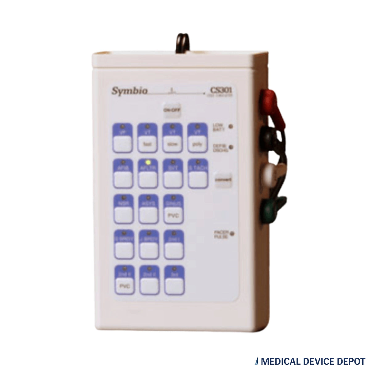 Symbio CS301 3-Lead EKG Heart Rhythm Simulator with Zoll Connector 