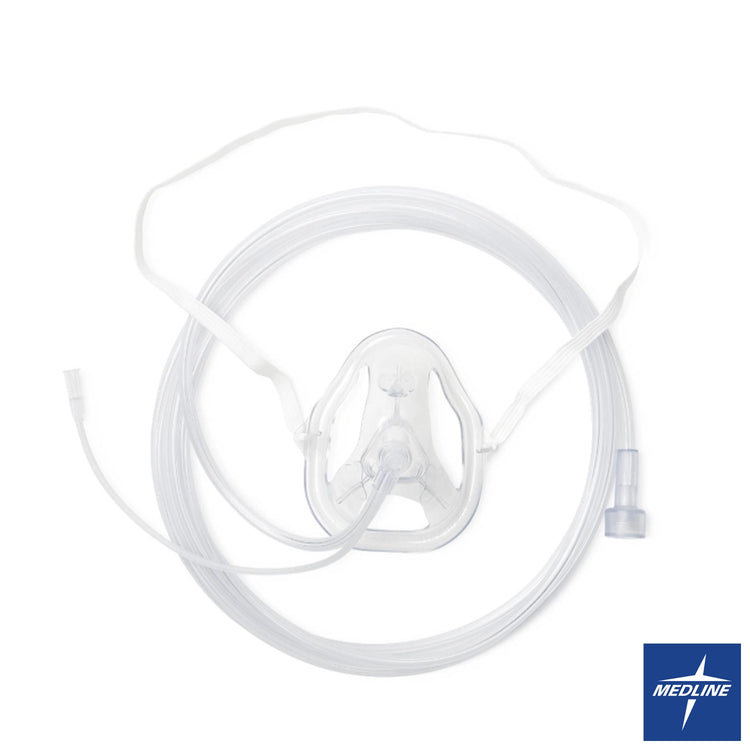 OxyMask™, Pediatric Oxygen Mask with ETCO2 Monitoring, 7' Universal Oxygen Tubing 