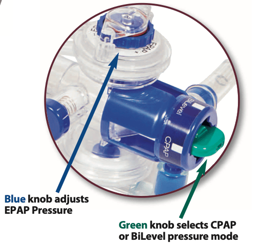 Cpap Rescue Ii Flow-Safe II+ BiLevel CPAP System, No Mask, 5/bx