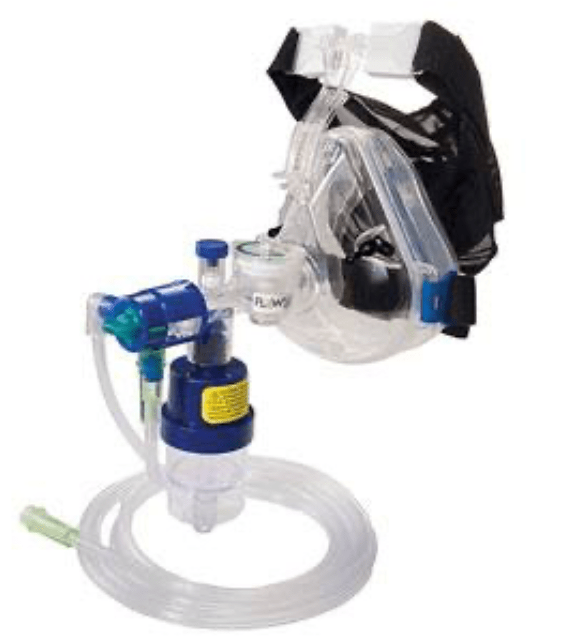 Flow-Safe II EZ®, Child Deluxe Mask with Ports and EZflow MAX® Nebulizer, (5/bx) - Pacific Biomedical