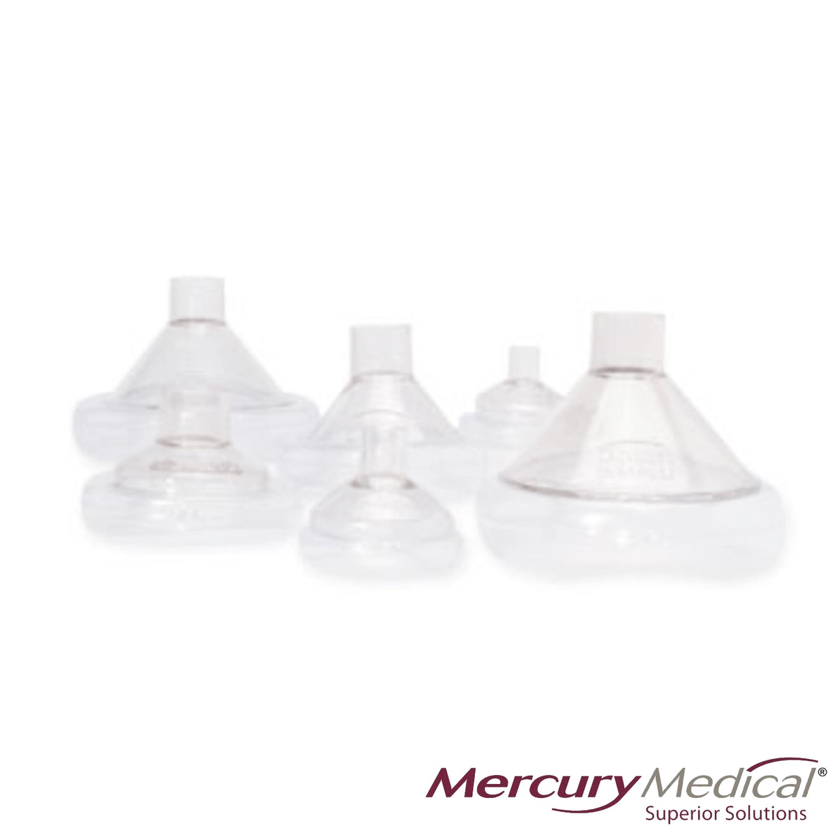 Neonatal Clear Anatomical Face Mask w/ 15mm Male Connector (61mm)