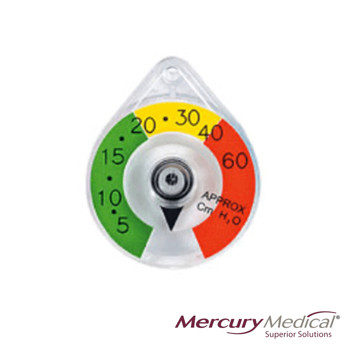 0-60cm H2O Color-Coded Disposable Manometer, 20/Case 