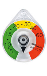 Color-Coded Manometer, Single-Patient-Use, 0-60cm H2O - Pacific Biomedical