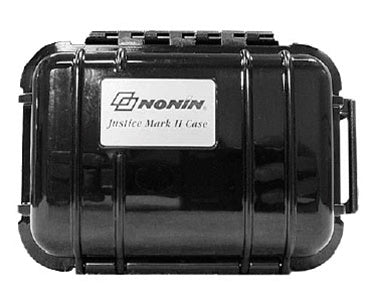Nonin 3802-000 hard protective case with Justice Mark II Case nameplate