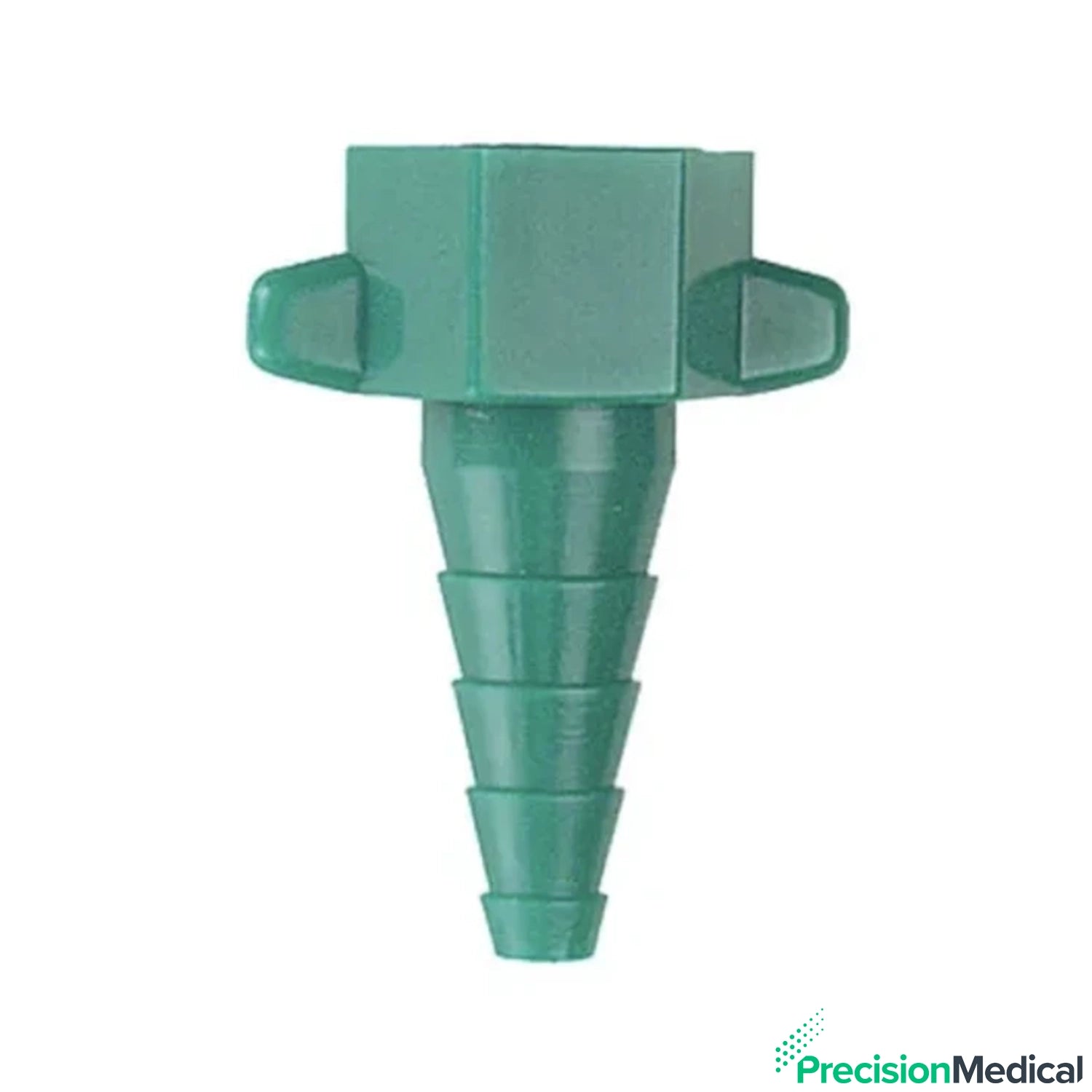 Disposable Oxygen Tubing Nipple Nut, Green 