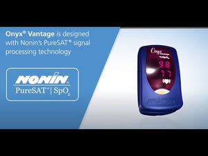 outline of a Nonin Onyx Vantage prehospital finger pulse oximeter. Great for prehospital use.