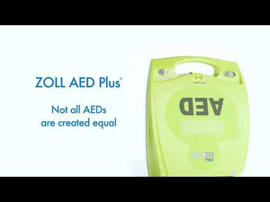 Zoll AED Plus Semi-Automatic with CPR D Pads, 10 CR123 Batteries and Carry Case