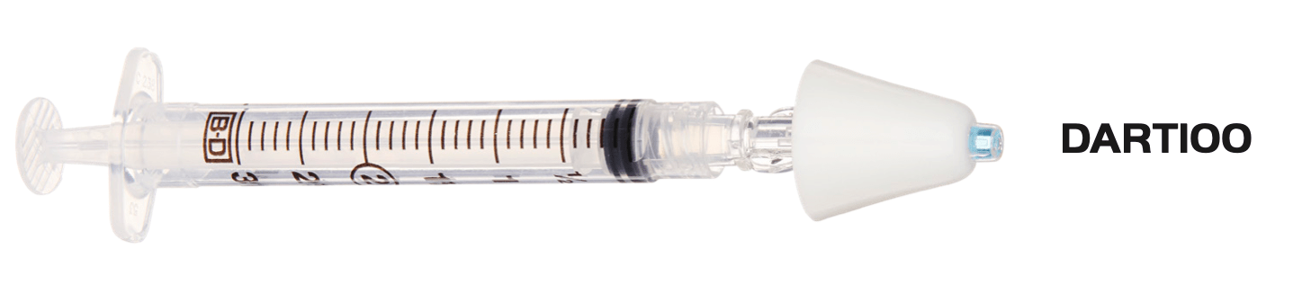 Intranasal Mucosal Atomization Device with 3 mL Syringe and Vial ...