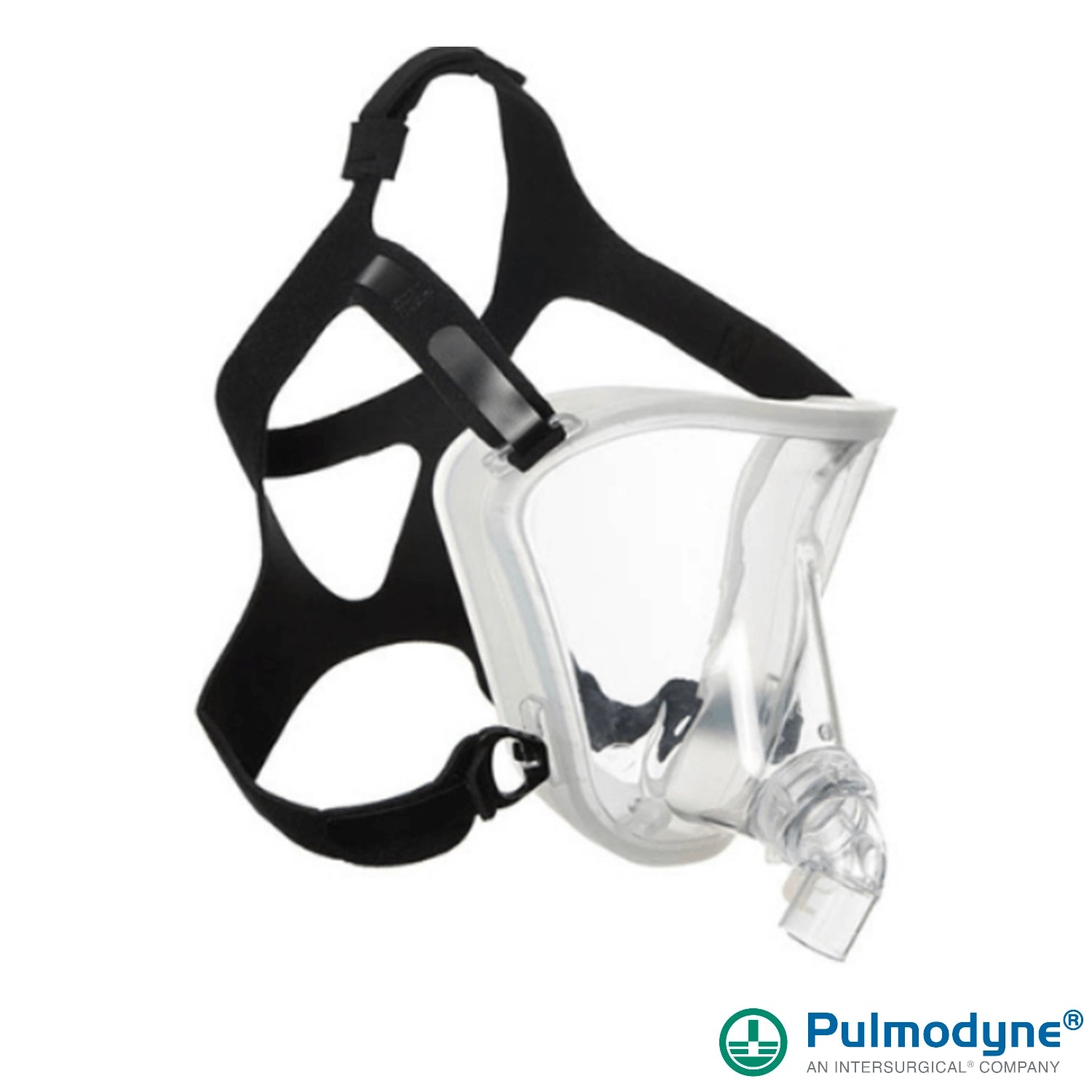 BiTrac MaxShield Select total face mask with interchangeable non-vented elbow with anti-asphyxiation valve and MaxShield Head Straps, Adult Extra Large 
