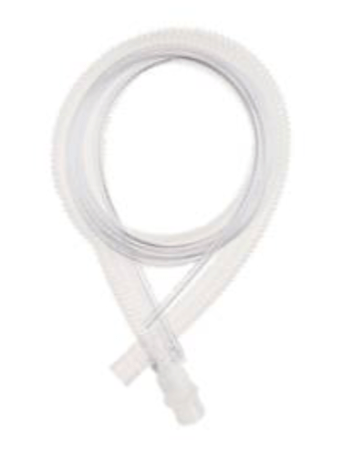 BiTrac NIV Circuit (Bilevel/CPAP Application), 72” Smooth ID Tubing with attached filter, swivel connector with exhalation port, Cap Plug; includes 10 optional 24” tubing with “T” and 22mmF x 22mmF Adapter, 10/bx - Pacific Biomedical