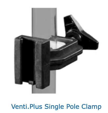 Venti.Plus Single Pole Clamp - Pacific Biomedical