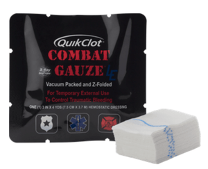 QuikClot Combat Gauze LE - Pacific Biomedical