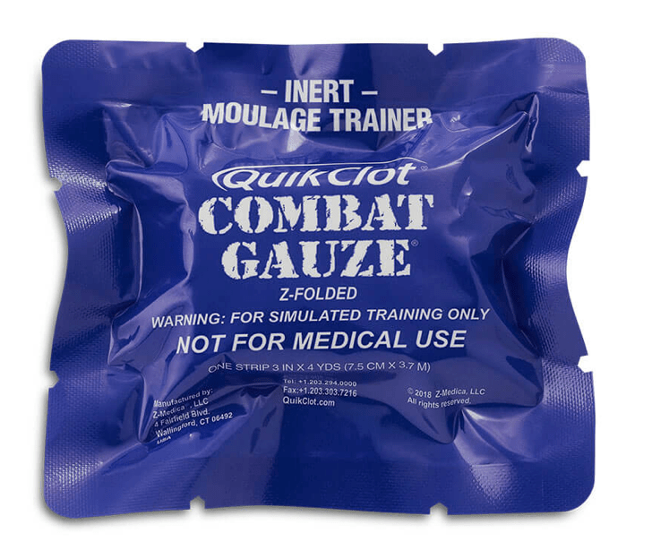 QuikClot Combat Gauze Moulage Trainer - Pacific Biomedical