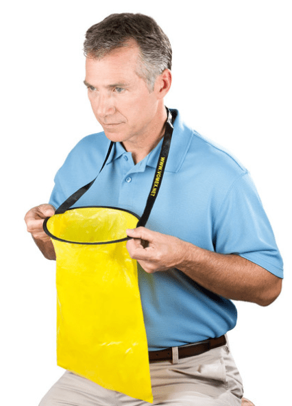 Vomex Self-Deploying Hands-Free Emesis Bag - Pacific Biomedical